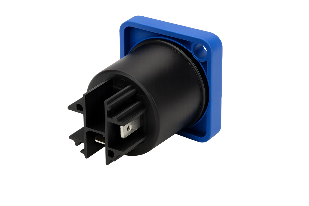 Perfex Powercon Blue Chassis Connector