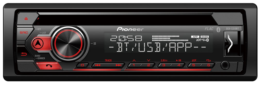 Pioneer DEH-S320BT 1-DIN Autoradio con Bluetooth