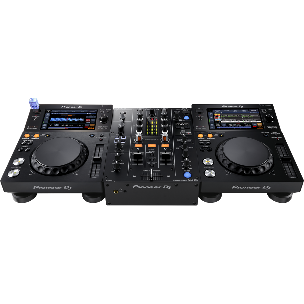 Pioneer DJ DJM-450 + PLX-1000 Bundle
