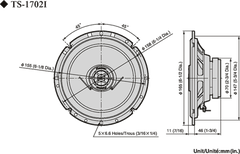 Pioneer TS-1702i Bilhøjttalere (17cm, 6,5")