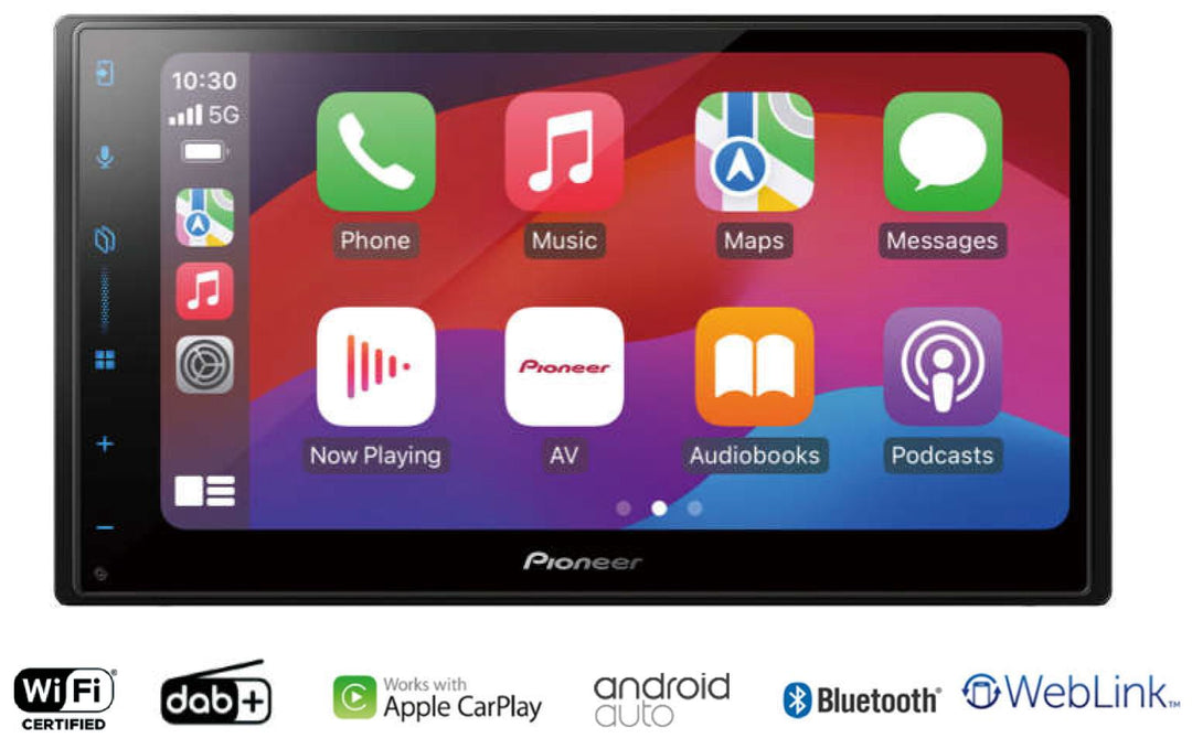 Pioneer SPH-DA77DAB/Bakkamera - Apple CarPlay Wireless