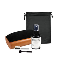 Kit di pulizia per dischi in vinile con spazzola per pickup (5 in 1)