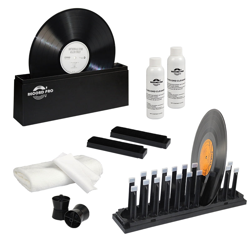 Cleaning set for vinyl records