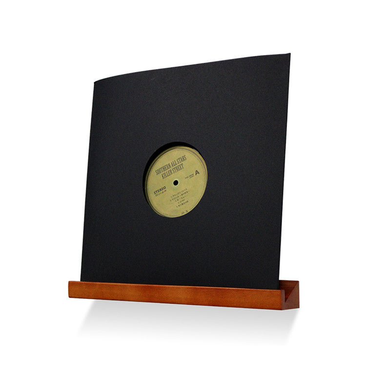 Mensola espositiva per dischi in vinile - Legno di Paulownia