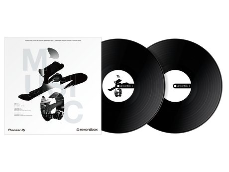 RB-VD2-K Rekordbox control vinyl (set di 2) (nero)
