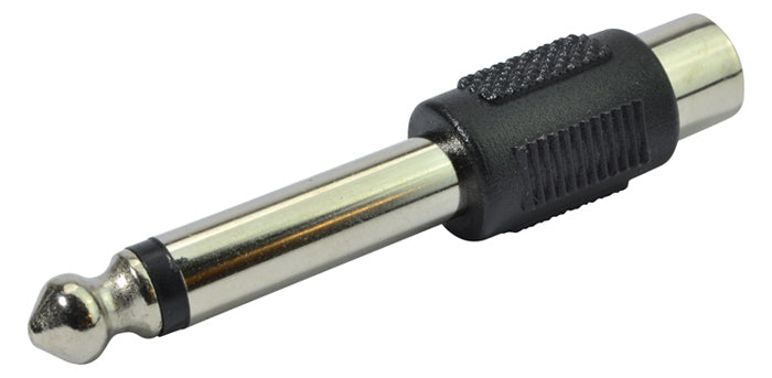 Adattatore RCA Femmina a Jack Mono 6.3 mm