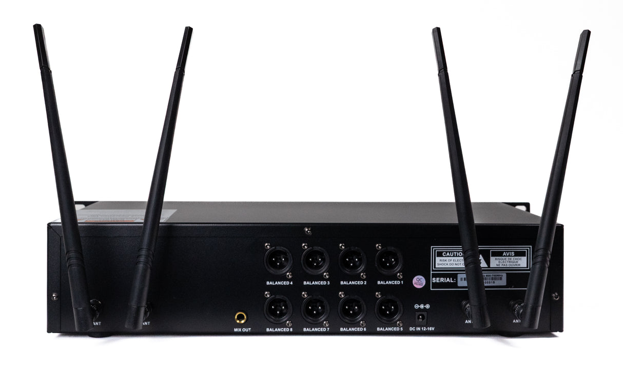 Renton Pro Microfono Wireless (8 canali)