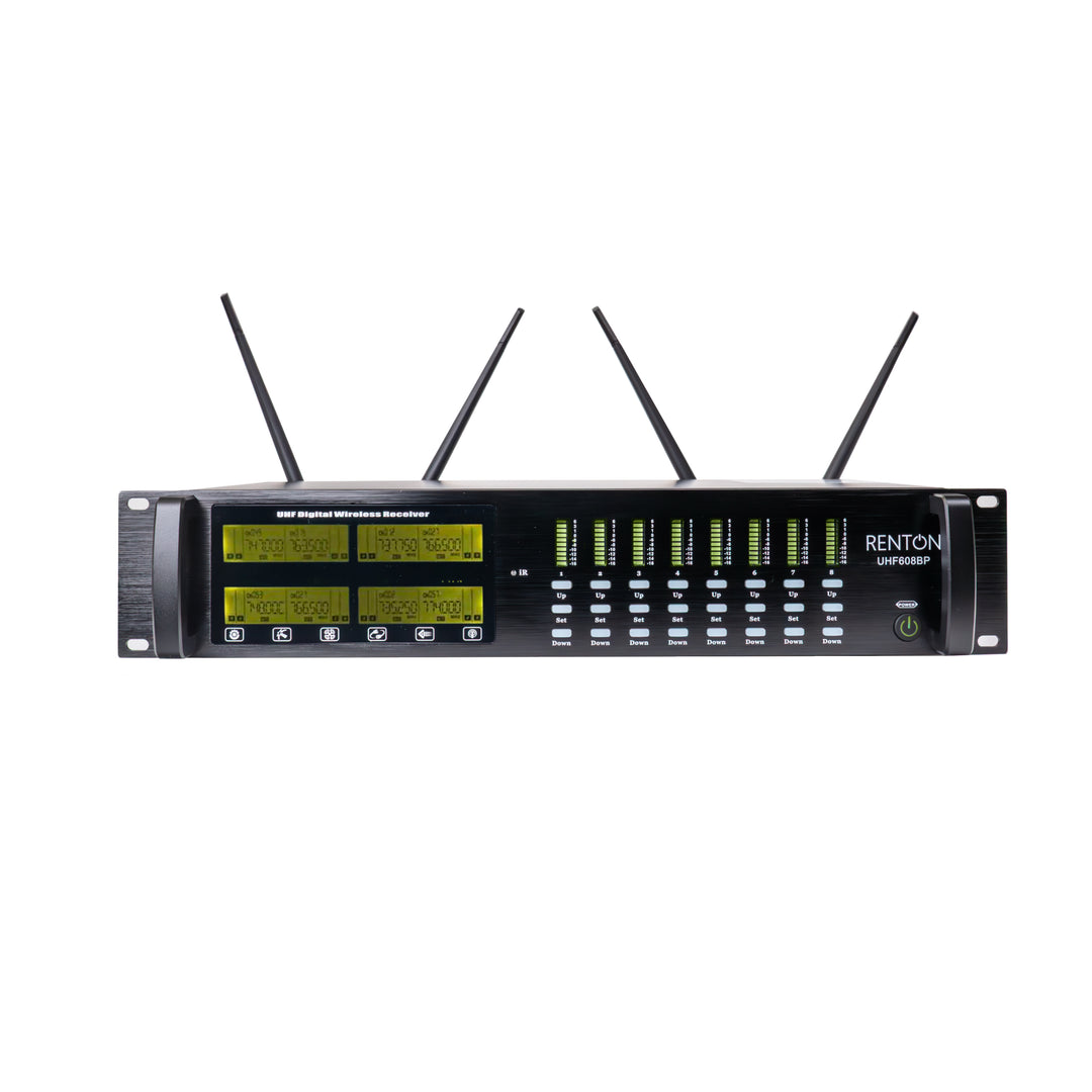 Renton Pro Sistema di microfoni wireless per conferenze (8 canali)