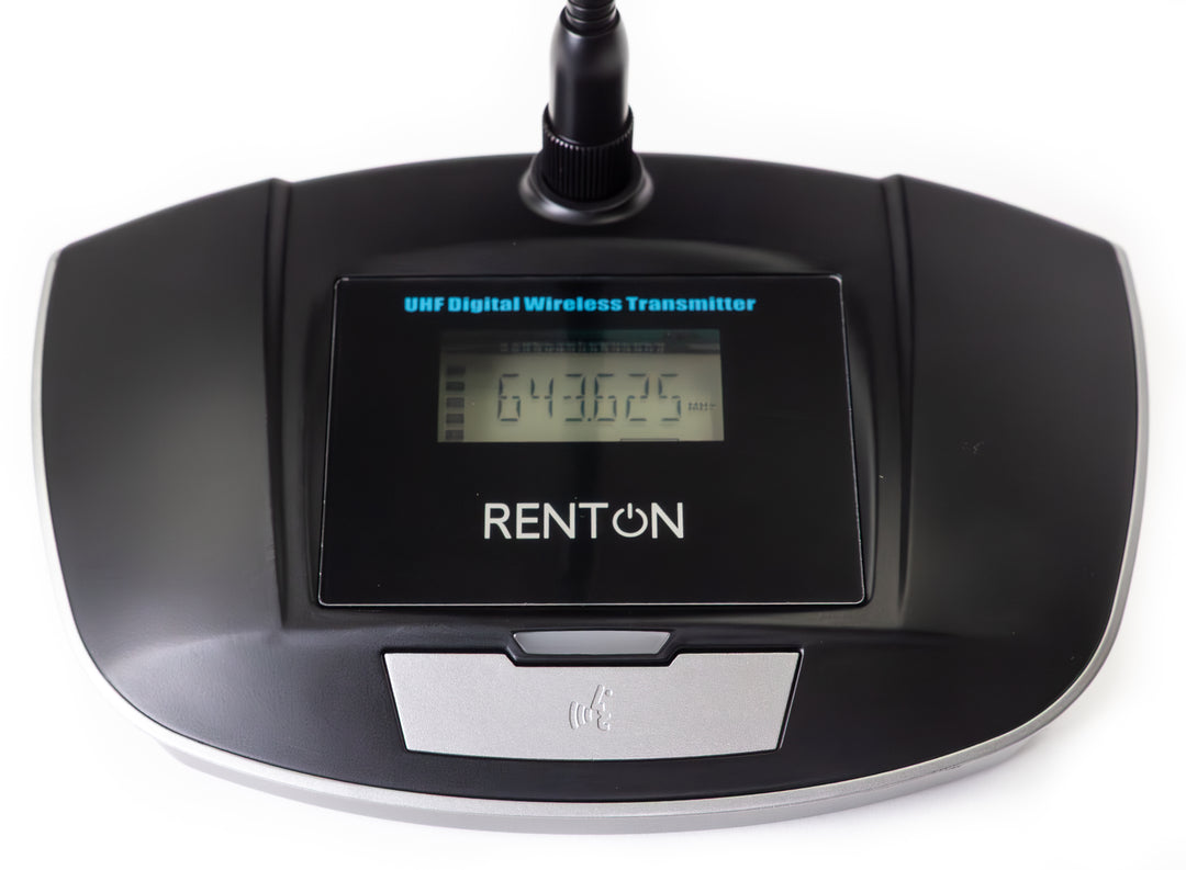 Renton Pro Sistema di microfoni wireless per conferenze (8 canali)