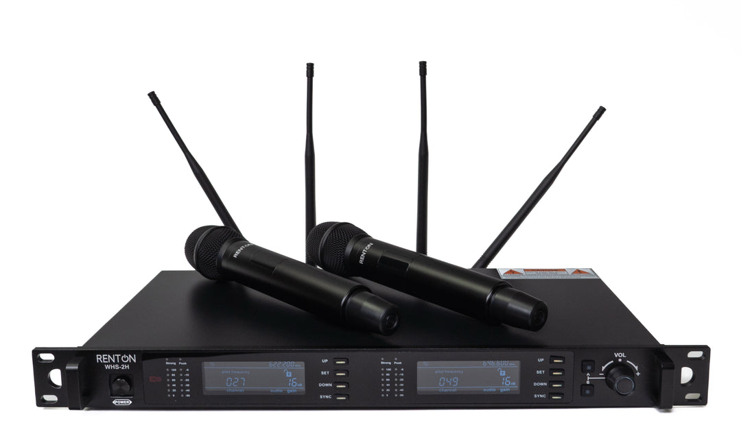 Renton Sistema di microfoni wireless portatile a lunga distanza