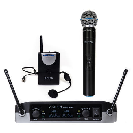 Renton WMFX Set combinato di microfoni wireless