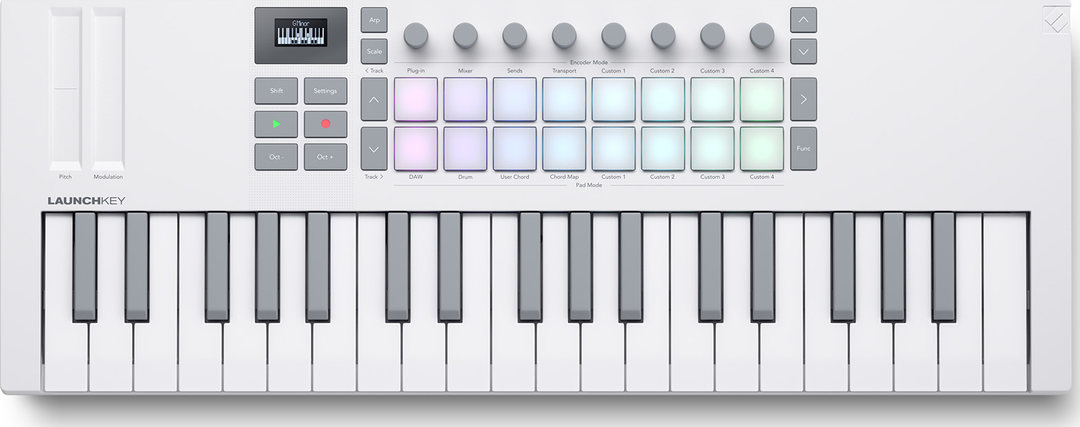 Novation Launchkey MINI 37 MK4 Keyboard (Bianco)