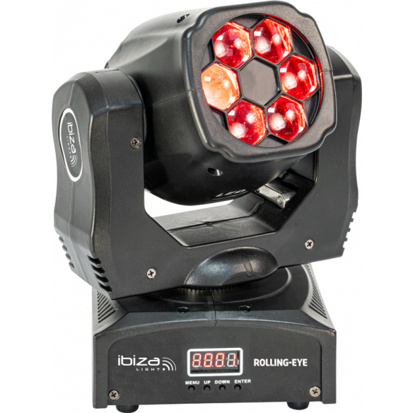 Ibiza Rolling-Eye LED Teste Mobile (6x12W)