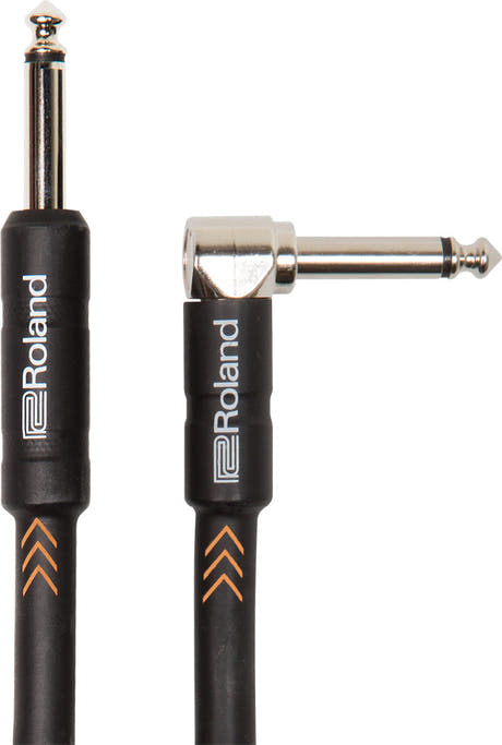 Roland "Nickel" Cavo Strumento 6.3mm Jack mono a 6.3mm Angolato Jack mono