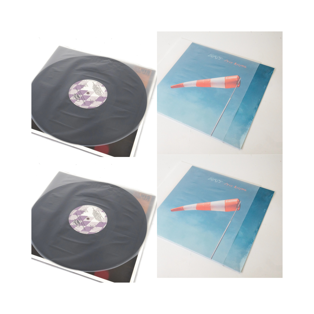 Pacchetto di custodie per vinili - 200 pz. Custodie interne ed esterne