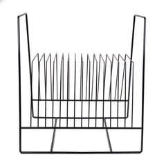 Studio 57 - Stand per dischi in vinile in metallo (Black)