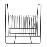 Studio 57 - Stand per dischi in vinile in metallo (Black)