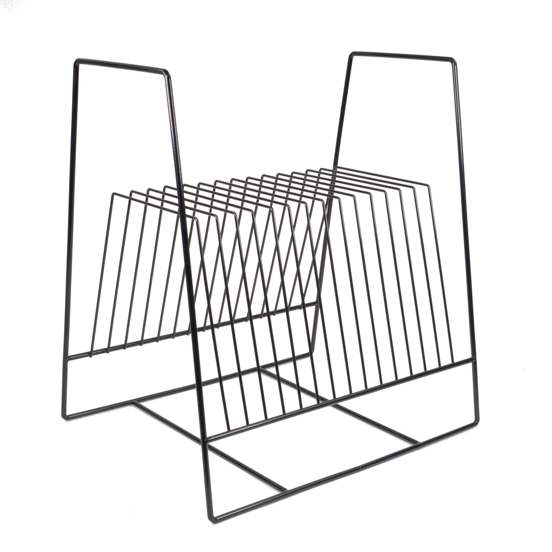 Studio 57 - Stand per dischi in vinile in metallo (Black)