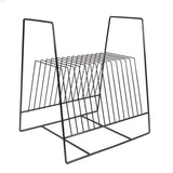 Studio 57 - Stand per dischi in vinile in metallo (Black)