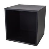 Studio 57 - Mensola di stoccaggio per dischi in vinile (36,5 x 36,5 cm, Black)