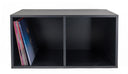 Studio 57 - Mensola di stoccaggio per dischi in vinile (71,5 x 36,5 cm, Black)