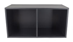 Studio 57 - Mensola di stoccaggio per dischi in vinile (71,5 x 36,5 cm, Black)