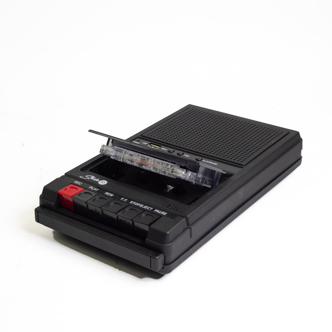 Studio 57 - Registratore a Cassette (Nero)
