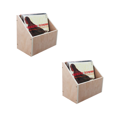 Cassetta di stoccaggio per dischi in vinile 2 pz. Bundle
