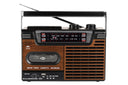 Studio 57 - Lettore di cassette con FM e Bluetooth, Marrone