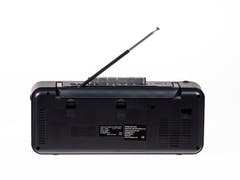 Studio 57 - Lettore di cassette con FM e Bluetooth, Nero