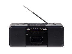 Studio 57 - Lettore di cassette con FM e Bluetooth, Nero