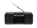 Studio 57 - Lettore di cassette con FM e Bluetooth, Nero