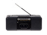 Studio 57 - Lettore di cassette con FM e Bluetooth, Nero