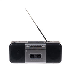 Studio 57 - Lettore di cassette con FM e Bluetooth, Grigio
