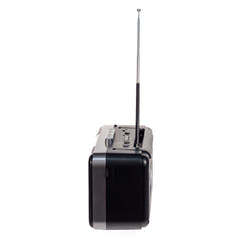 Studio 57 - Lettore di cassette con FM e Bluetooth, Grigio