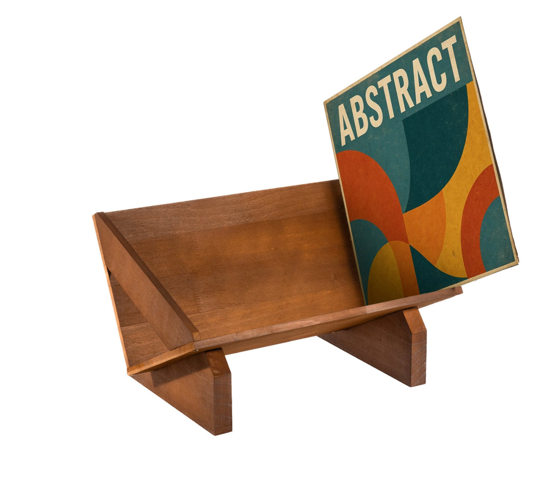 Studio 57 - Porta Vinili da Tavolo (Legno)