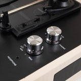 Studio 57 Mellow Turntable with LP Stand (White)