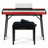 Grooveland FP80 El Klaver (Rød) Komplet Bundle