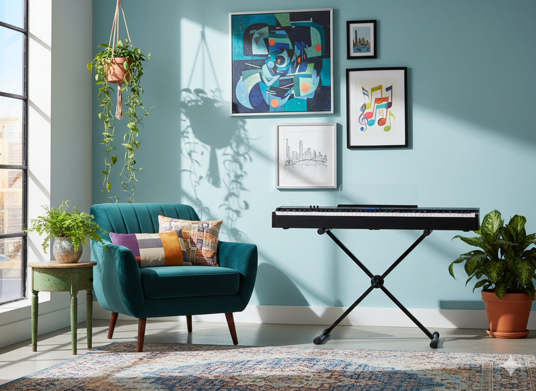 Grooveland FP80 Pianoforte elettrico (Nero)