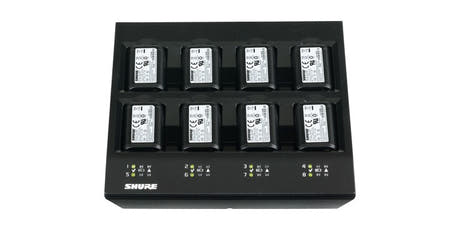 Shure SBC800-E Battery Charger (room for 8 batteries)