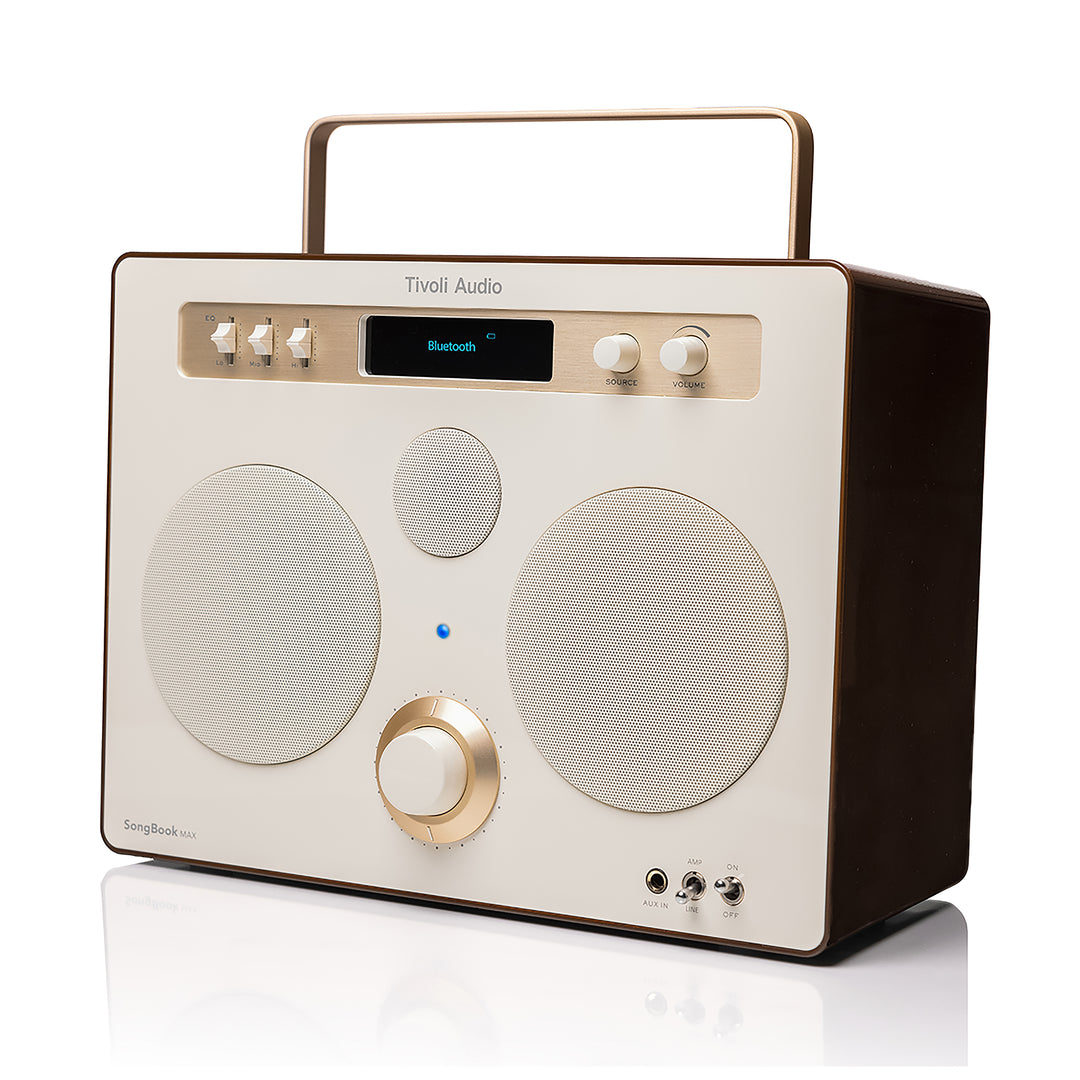 Tivoli Audio Song Book MAX Bluetooth Altoparlante (Crema/Marrone)