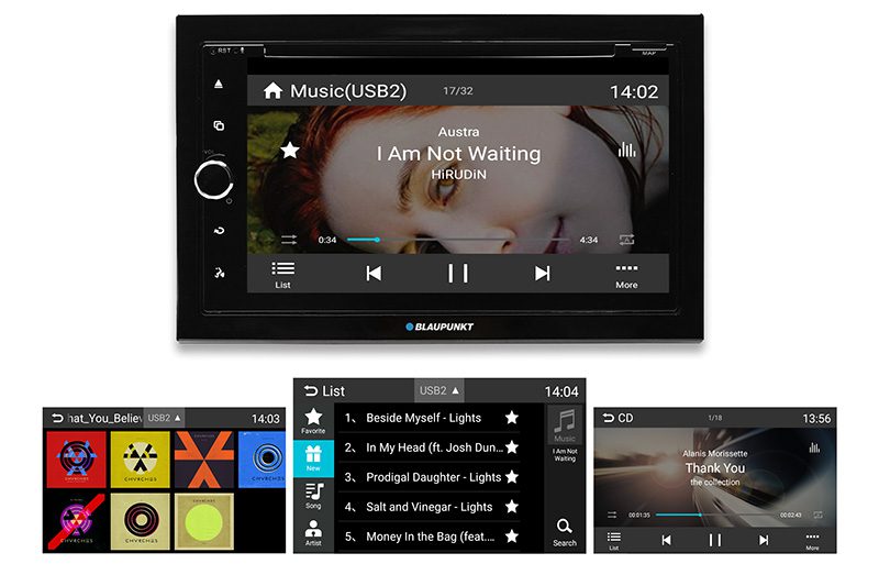 Blaupunkt Copenhagen 700 con CarPlay, Android, DAB+ e Bluetooth