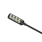 Adam Hall Stands SLED 1 ULTRA BNC - BNC svanehalslampe med 4 COB-LED'er