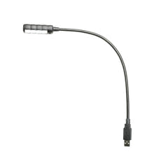 Adam Hall Stands SLED 1 ULTRA USB C - Lampada a collo di cigno, connettore USB, 4 COB-LED e colori opzionali