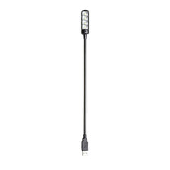 Adam Hall Stands SLED 1 ULTRA USB C - Lampada a collo di cigno, connettore USB, 4 COB-LED e colori opzionali