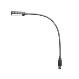 Adam Hall Stands SLED 1 ULTRA USB - svanehalslampe, USB-stik, 4 COB-LED’er