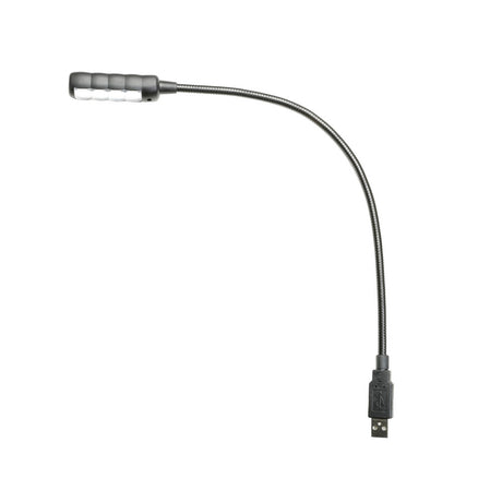 Adam Hall Stands SLED 1 ULTRA USB - svanehalslampe, USB-stik, 4 COB-LED’er