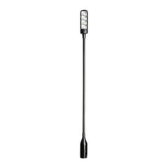 Adam Hall Stands SLED 1 ULTRA XLR 3 - Lampada a collo di cigno XLR a 3 poli con 4 COB-LED