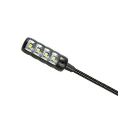 Adam Hall Stands SLED 1 ULTRA XLR 3 - Lampada a collo di cigno XLR a 3 poli con 4 COB-LED