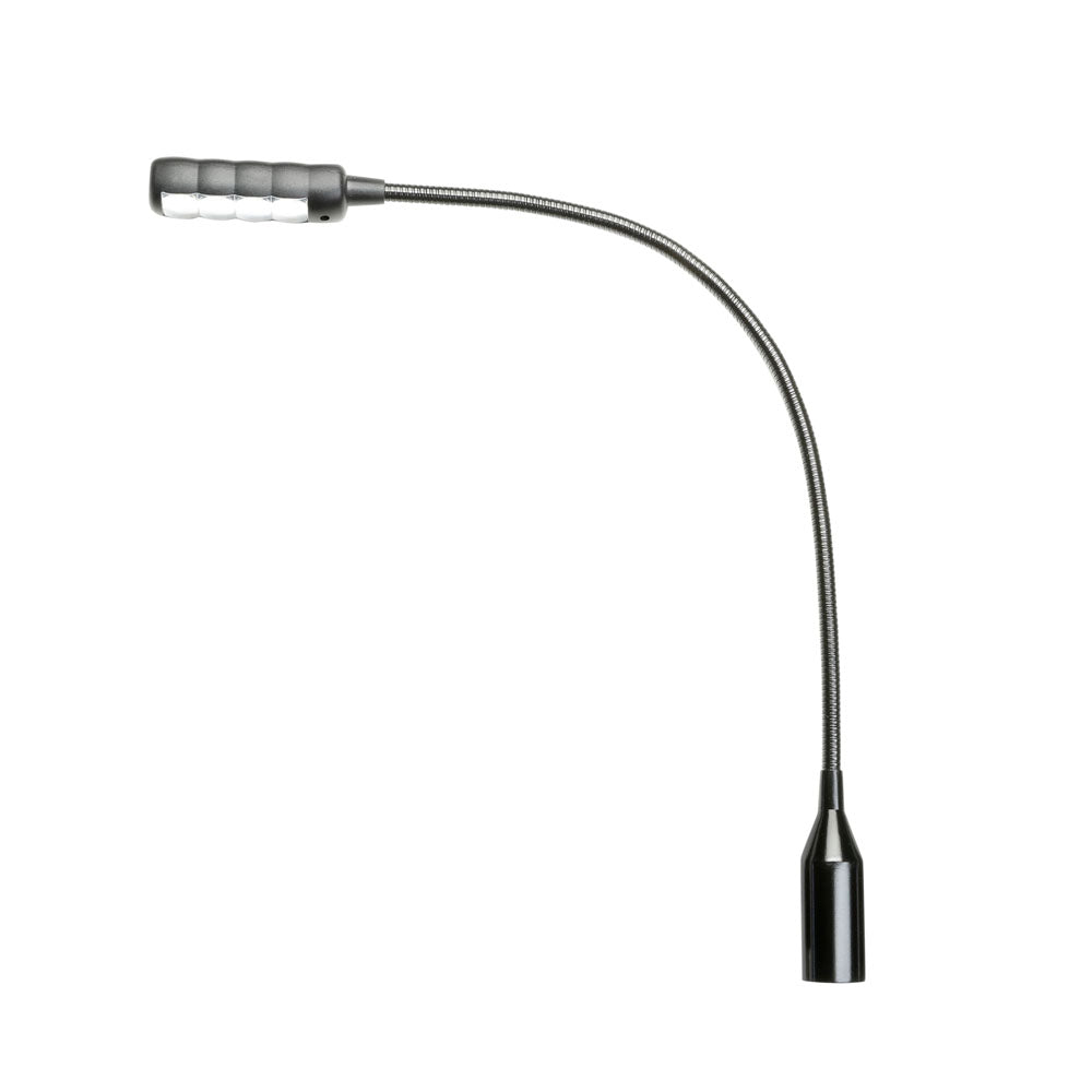 Adam Hall Stands SLED 1 ULTRA XLR 4 - lampada a collo di cigno XLR a 4 poli con 4 COB-LED’er